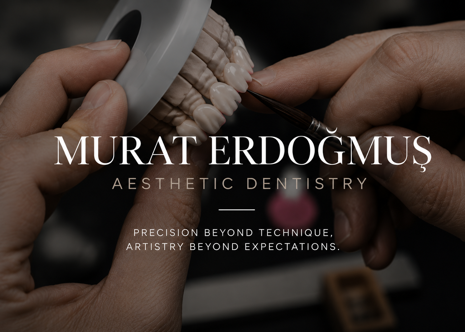 Dt. Murat Erdoğmuş estetik diş hekimliği çalışması
